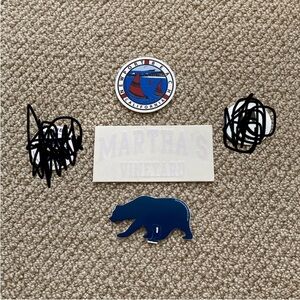 Brandy Melville Sticker Set Bundle Newport Beach Bear Martha’s Vineyard New